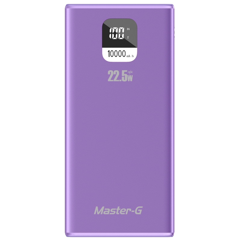 BATERIA EXTERNA POWER BANK 10000 MAH 22.5W UCP10MPD MORADA - 2