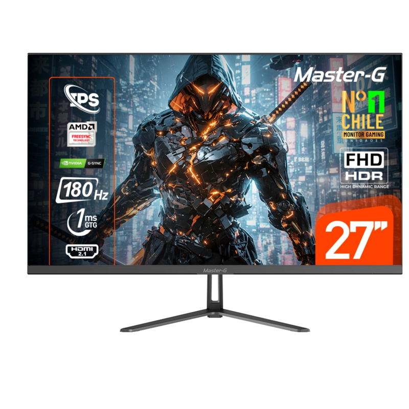 MONITOR GAMER 27' FHD IPS HDR 180HZ 1MS MGMG2742 MASTER-G
