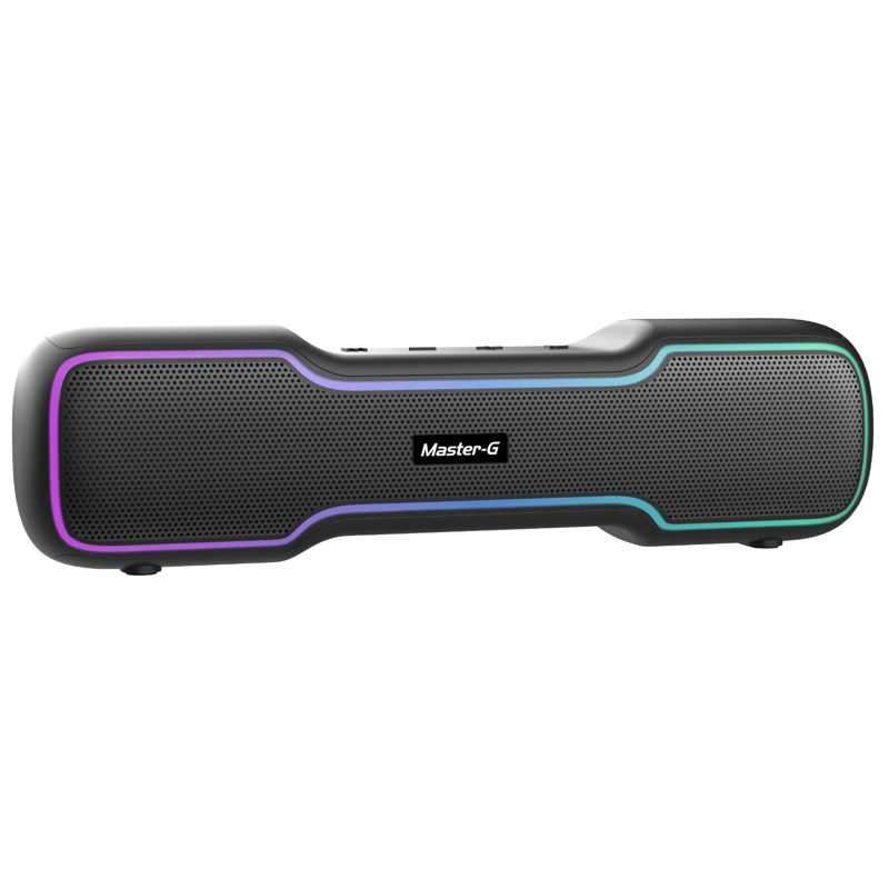 SOUNDBAR PARLANTE GAMER BLUETOOTH RGB 10W MGLUMEN MASTER-G - 7