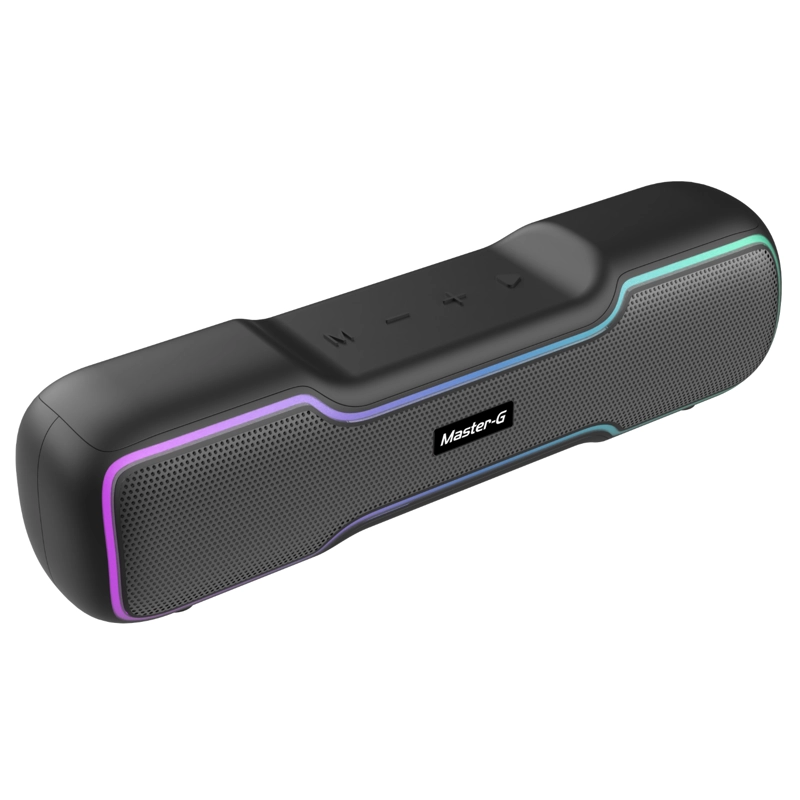 SOUNDBAR PARLANTE GAMER BLUETOOTH RGB 10W MGLUMEN MASTER-G - 8