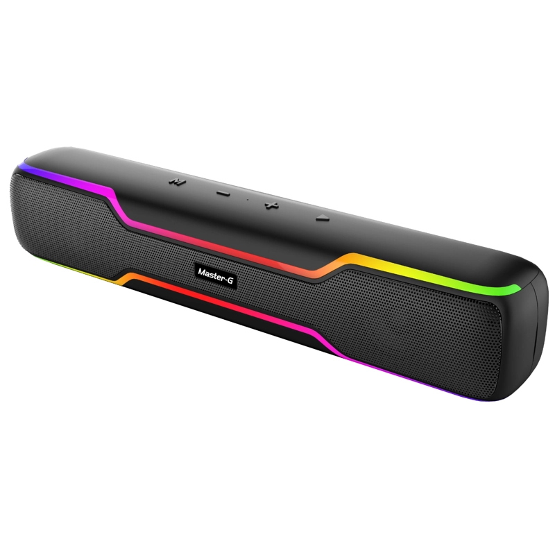 SOUNDBAR PARLANTE GAMER BLUETOOTH RGB 20W MGLUMENXL MASTER-G