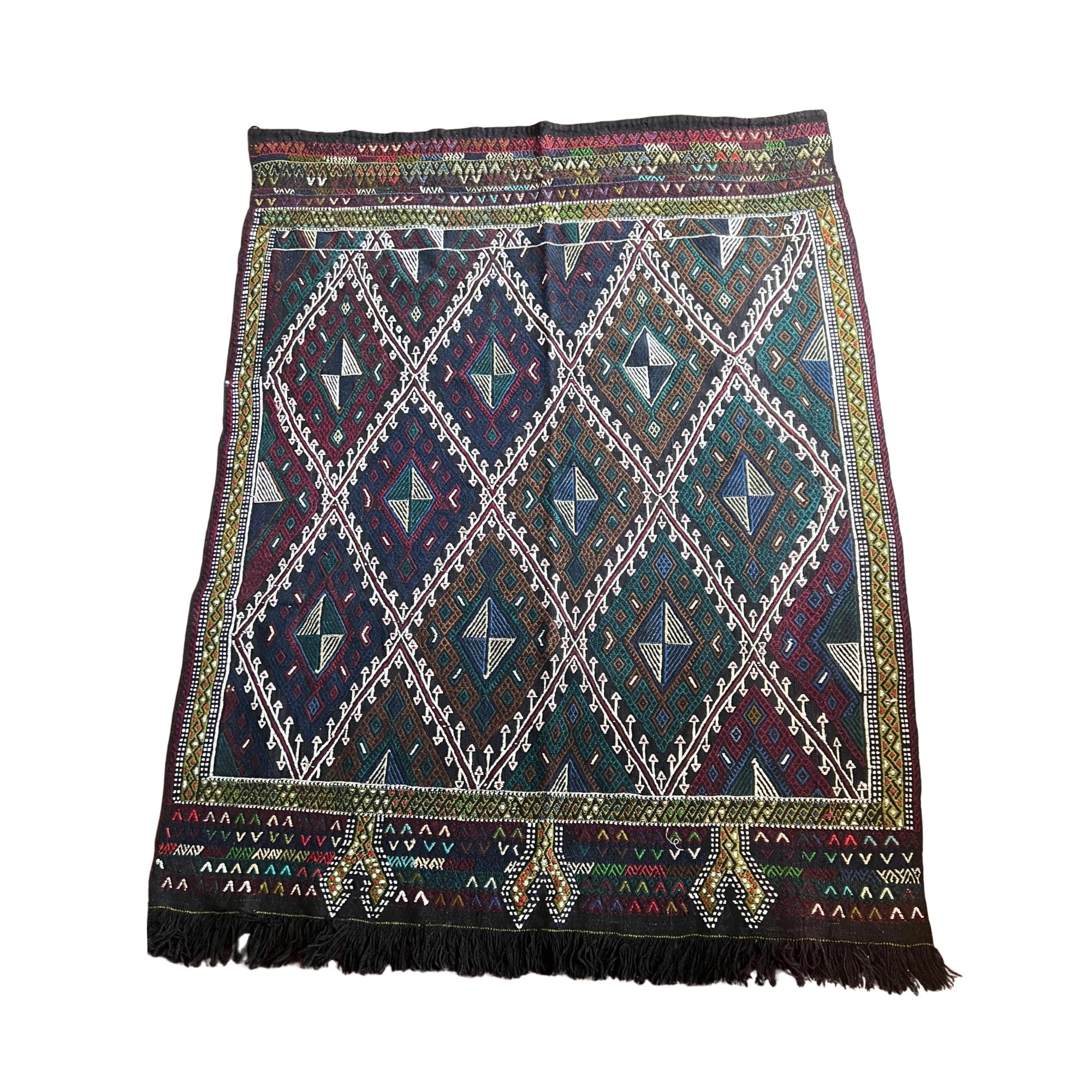 ALFOMBRA TURKUAZ KILIM OBRUK - 1