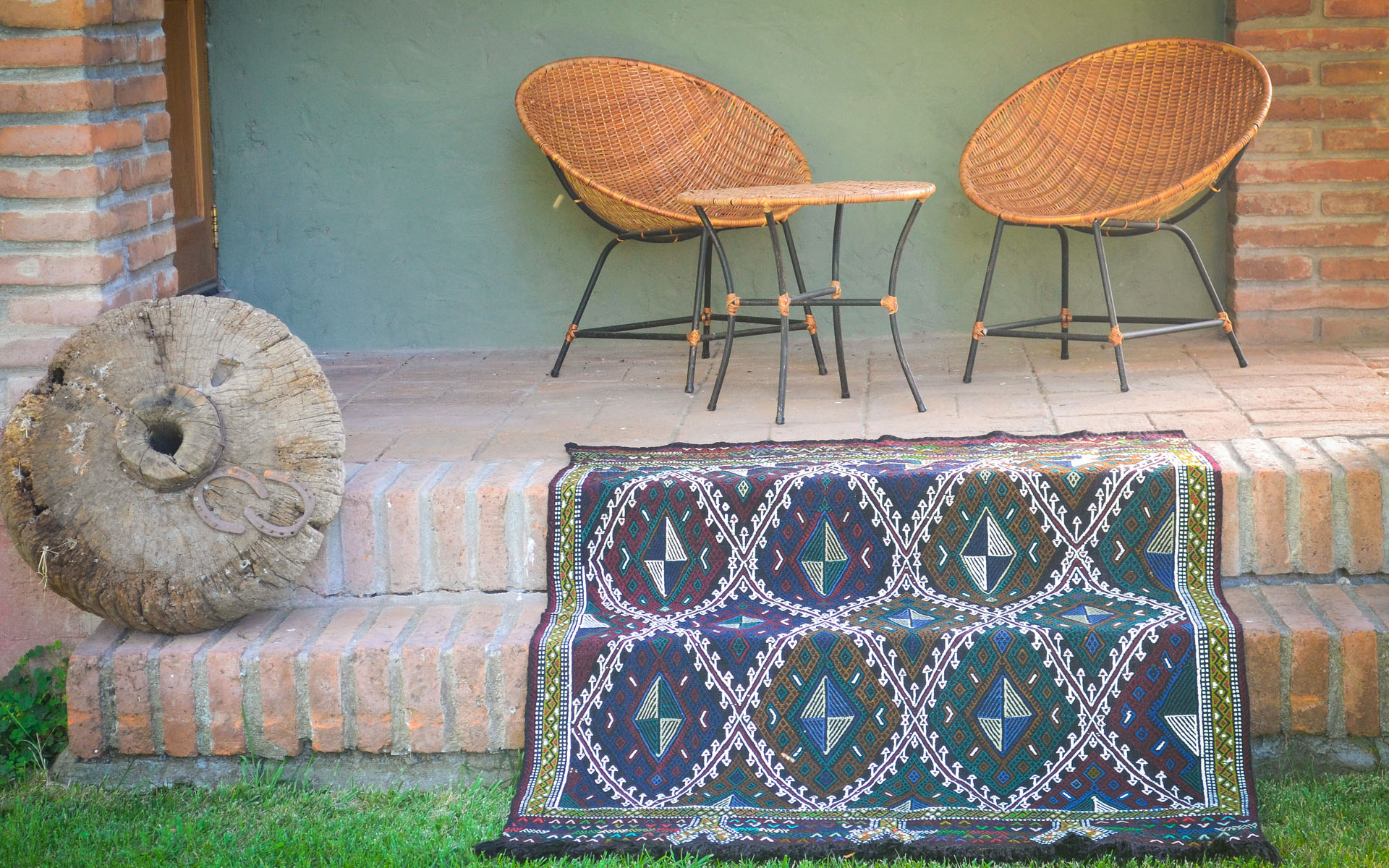 ALFOMBRA TURKUAZ KILIM OBRUK - 3
