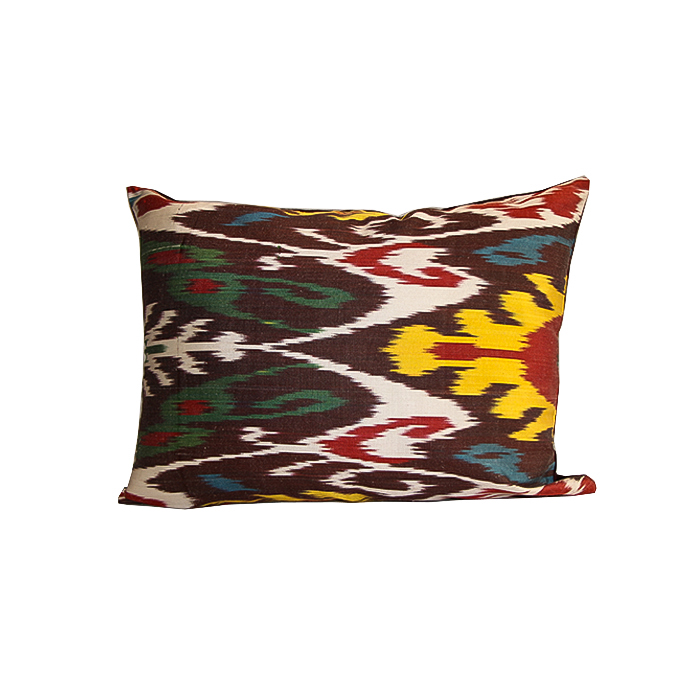 COJÍN TURKUAZ IKAT SEDA DOROB OUTLET 50 X 40 CM MULTICOLOR - 1