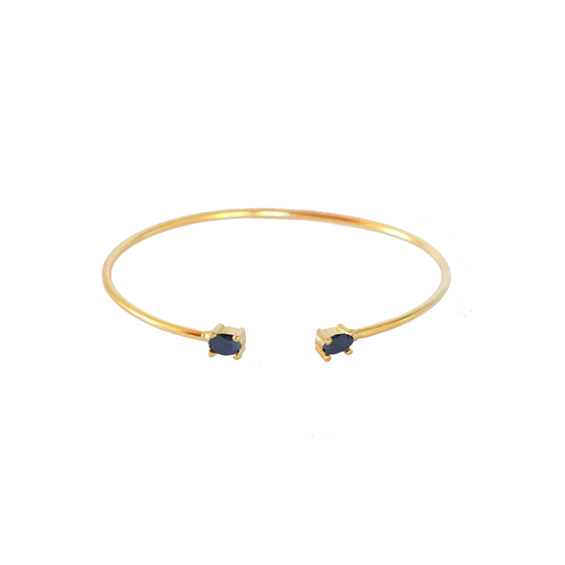 PULSERA FADIA DOBLE EN COLOR NEGRO - 2