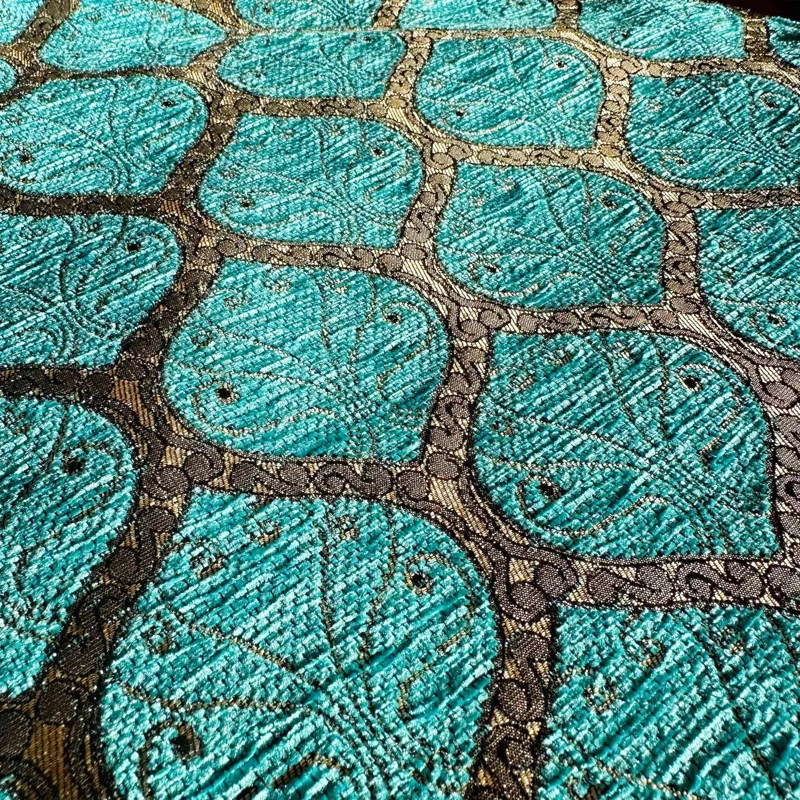 COJIN TURCO 44X44 FILIGRANA TURQUESA - 3