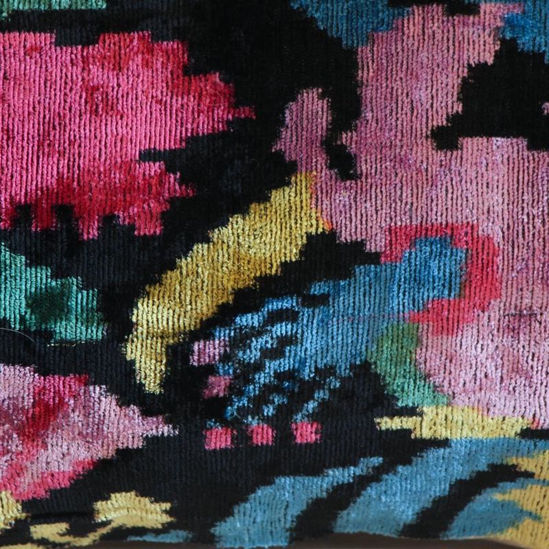 COJÍN TURKUAZ TERCIOPELO SEDA GOZO 60 X 40 CM MULTICOLOR - 3