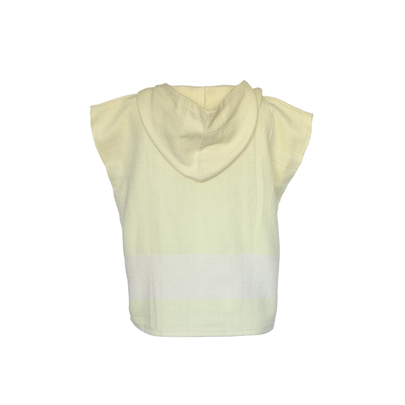 PONCHO TOALLA ALGODON TURCO NIÑO MARMARA AMARILLO M - 3