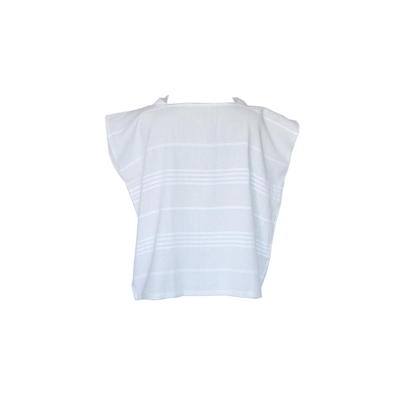 PONCHO TOALLA ALGODON TURCO NIÑO ANTALYA GRIS S - 2