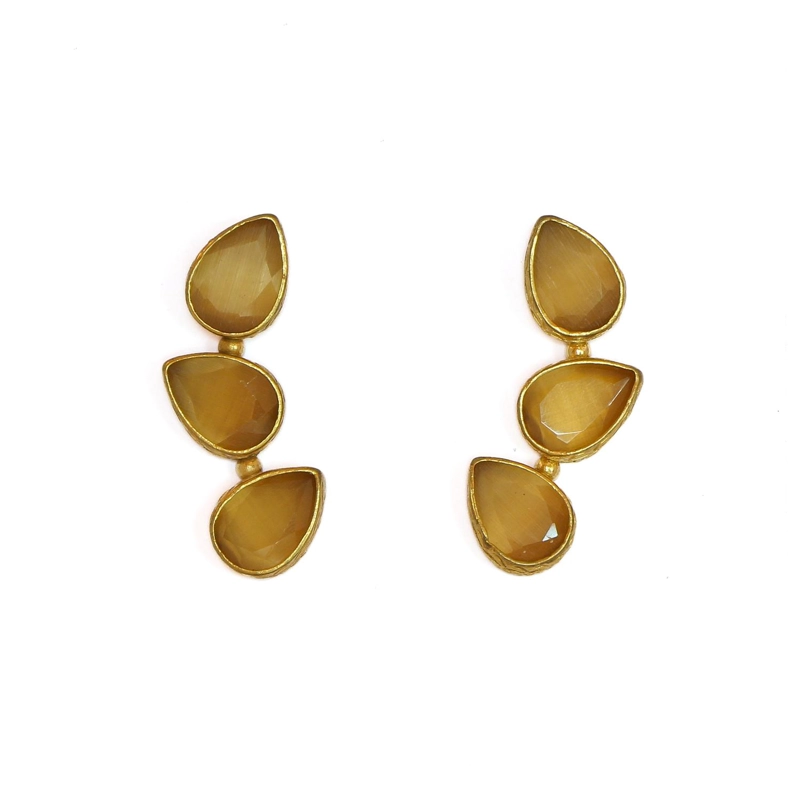 AROS BEIRUT CAMEL - BAÑO DE ORO 22K - 2