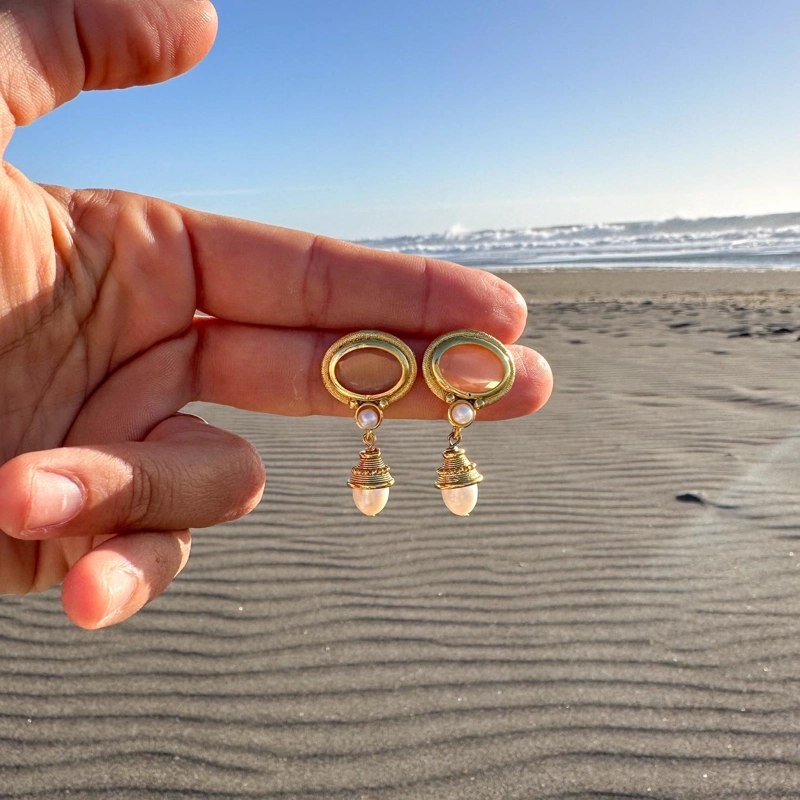 AROS SAMIRA DAMASCO - BAÑO DE ORO 22K - 2