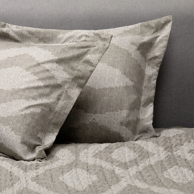 CUBRECAMA SHERPA ESTAMPADO KING GRIS - 4