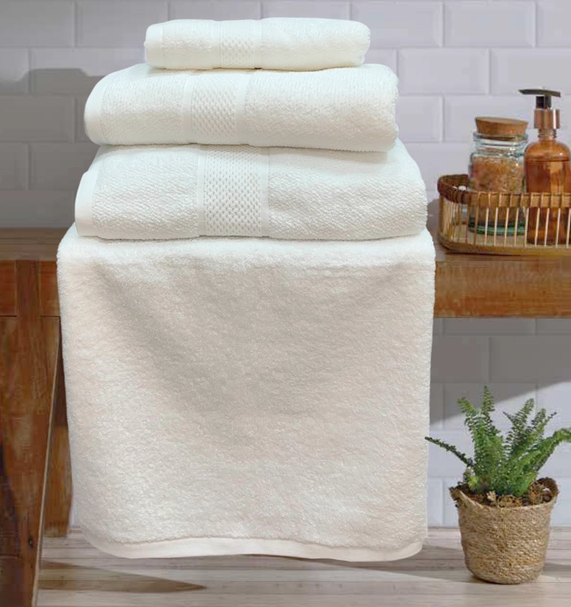TOALLA DE BAÑO BLANCO - 4