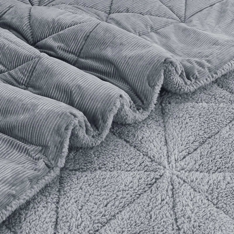 PLUMON BABYCORD GRIS 1.5 PLAZAS - 4