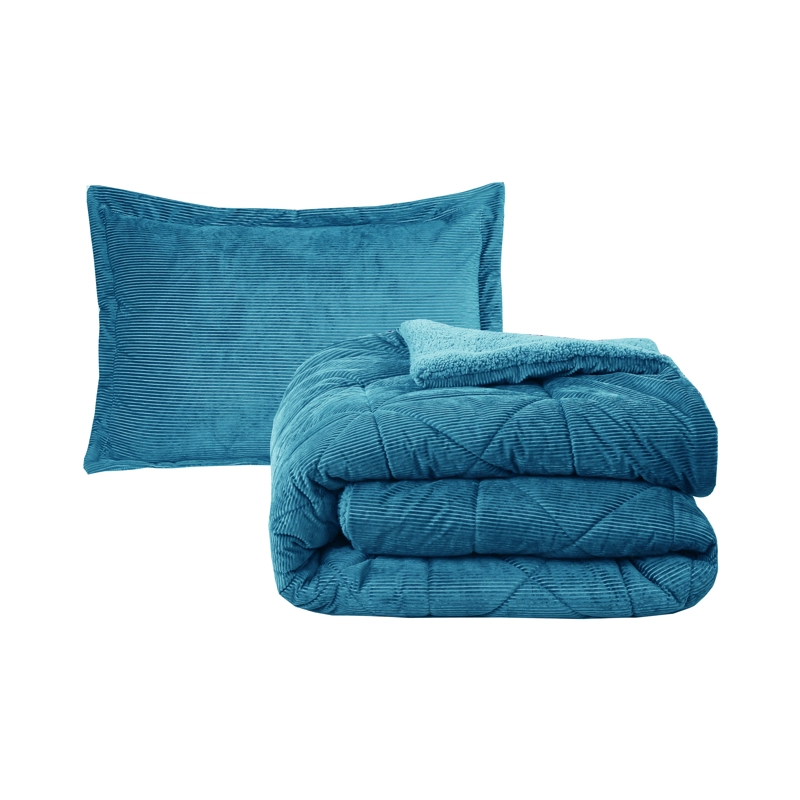 PLUMON BABYCORD AZUL 1.5 PLAZAS - 2