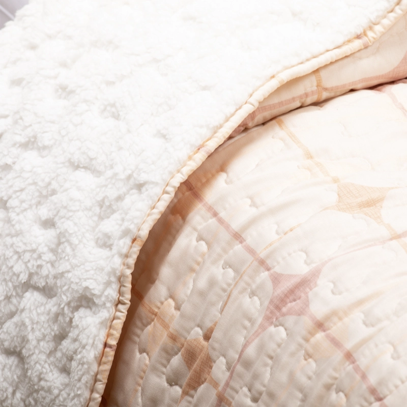 CUBRECAMA SHERPA ESTAMPADO SINGLE - DAMASCO - 4