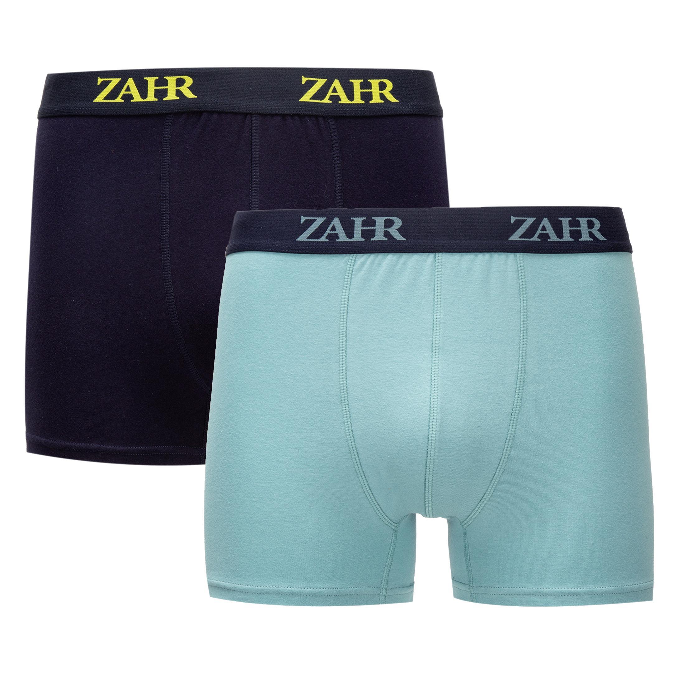 PACK 2 BOXER LISO NARANJO/GRIS - 1