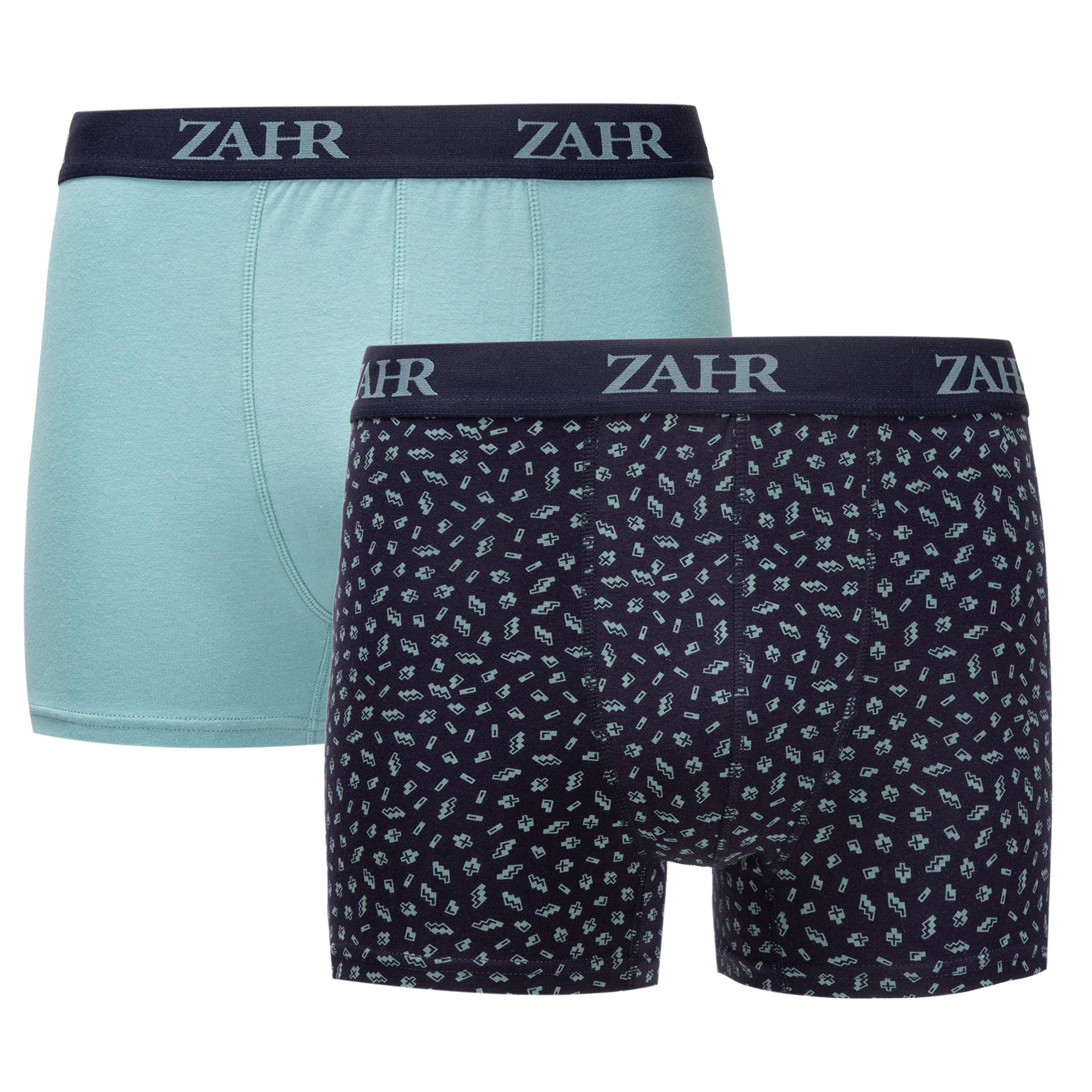 PACK 2 BOXER ESTAMPADO ROJO/AZUL - 1