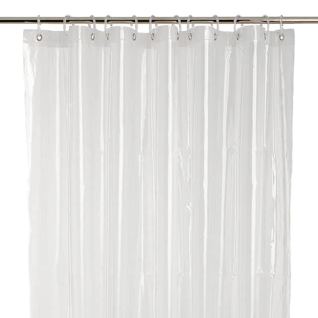 FORRO CORTINA BAÑO TRANSPARENTE - 1