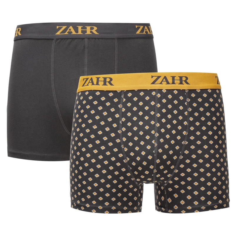 PACK DE 2 BOXERS PLOMO Y ESTAMPADO - 1