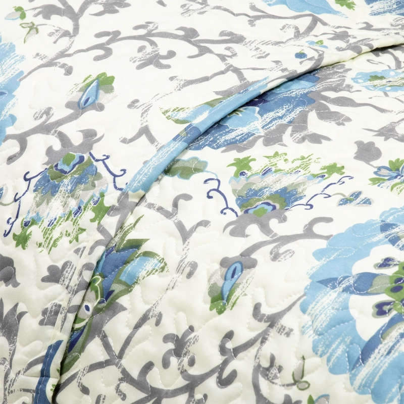CUBRECAMA ESTAMPADO KING BLANCO - 2