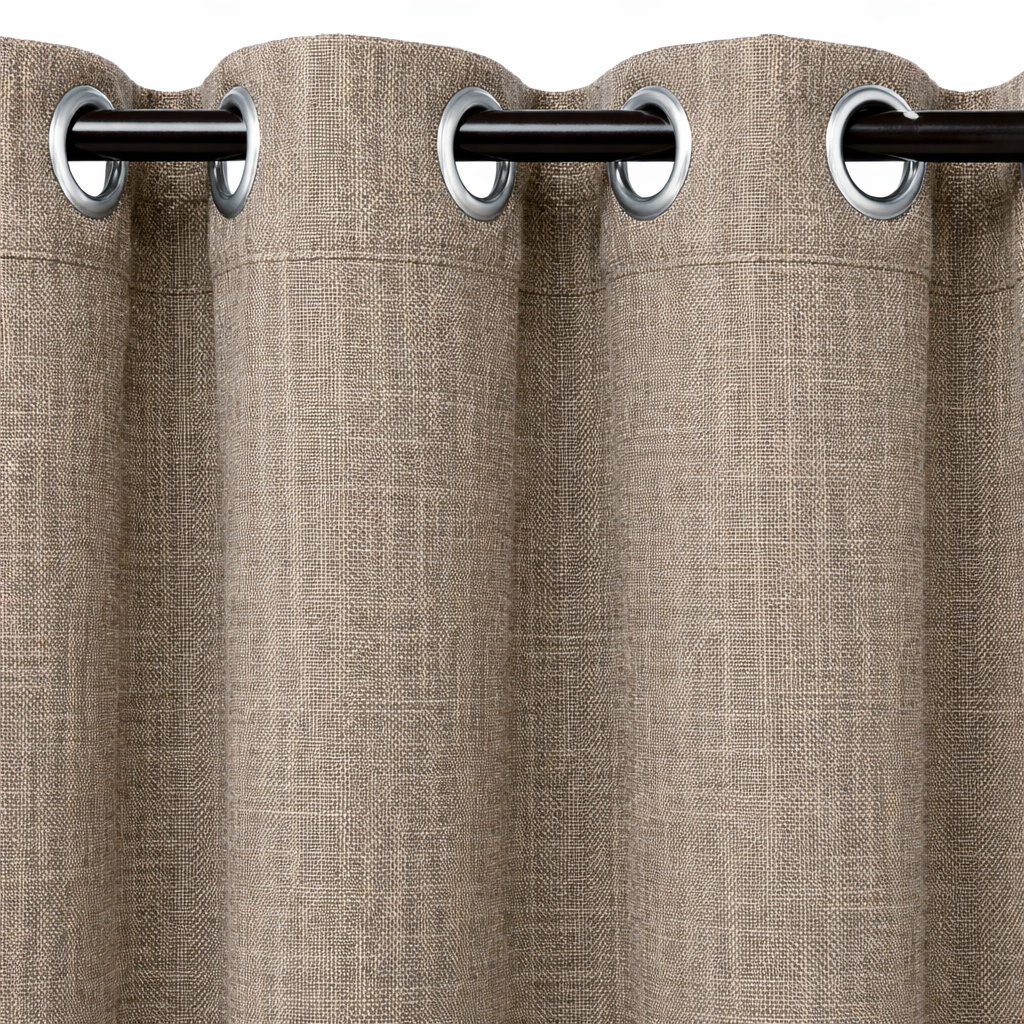 SET 2 CORTINAS MERIDA CAFE - 2