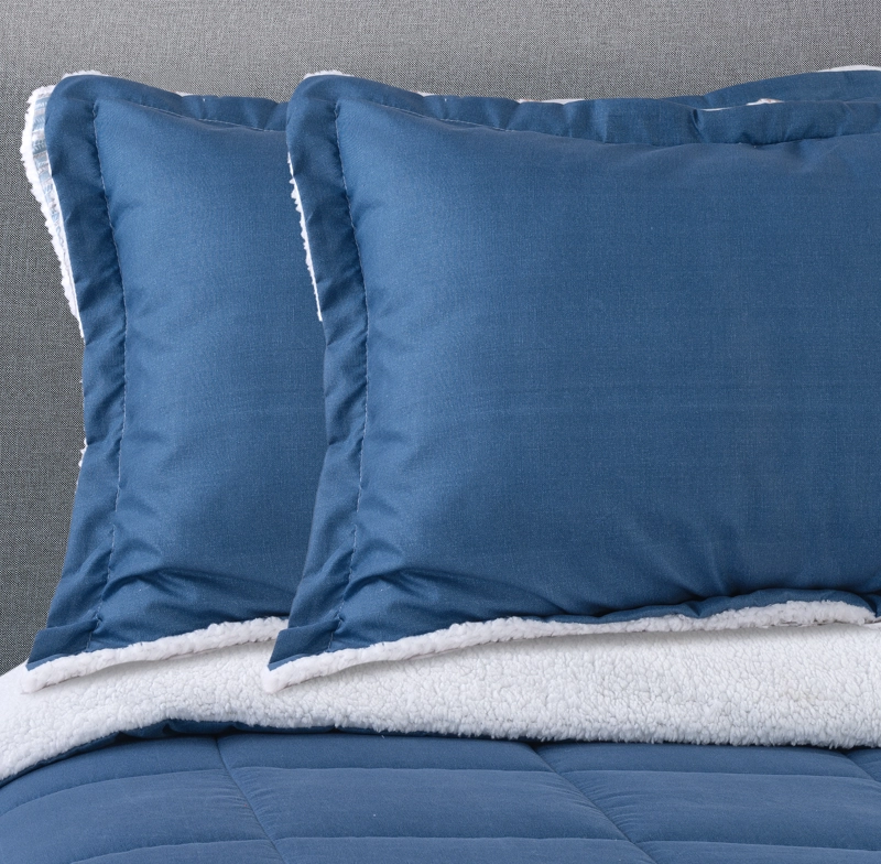 PLUMON ESTAMPADO CON SHERPA KING AZUL - 3