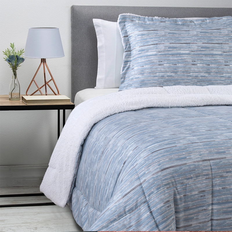 PLUMON ESTAMPADO CON SHERPA 1 PLAZA CELESTE - 2