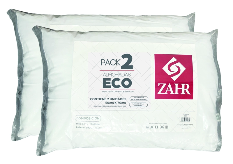 SET 2 ALMOHADA ECO ANTIALE RGICA - 1