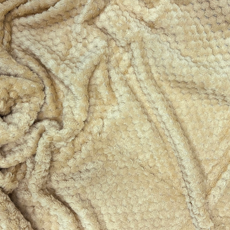 MANTA JACQUARD BOUCLE BEIGE - 3
