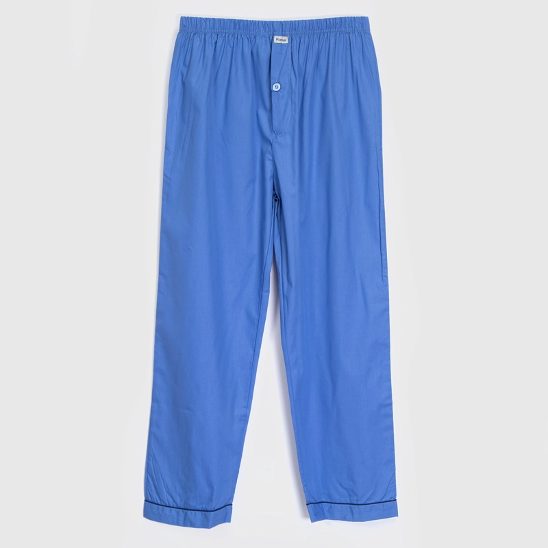 PIJAMA TREVIRA LARGO HOMBRE CELESTE - 5