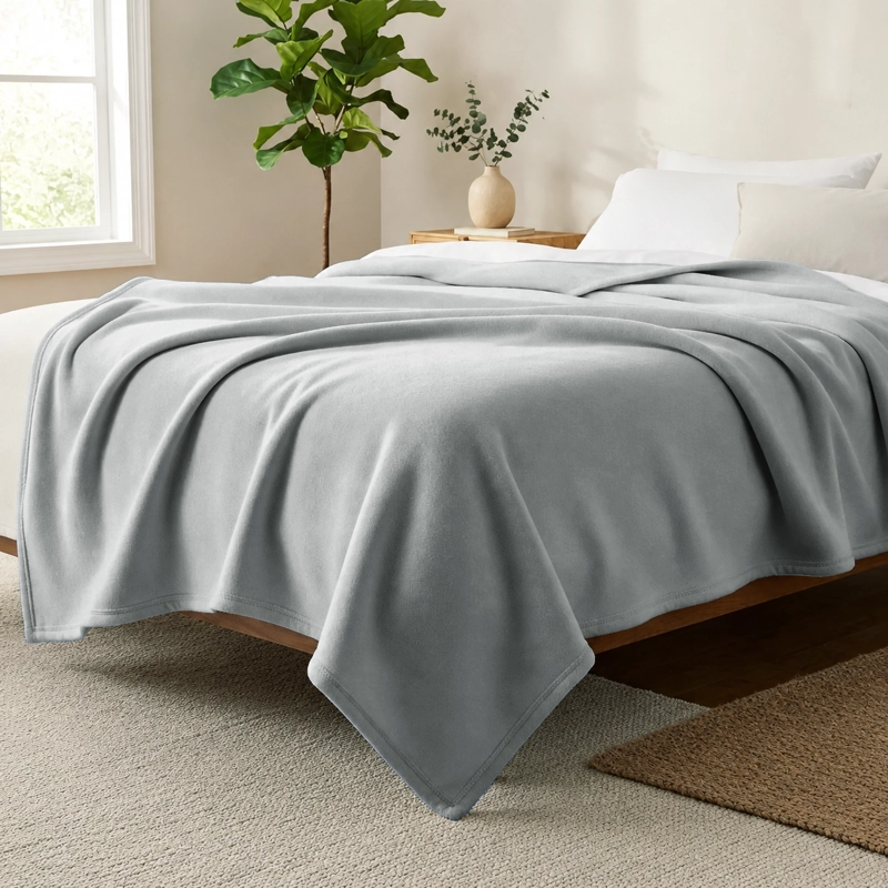 FRAZADA POLAR 1P A GRIS - 1