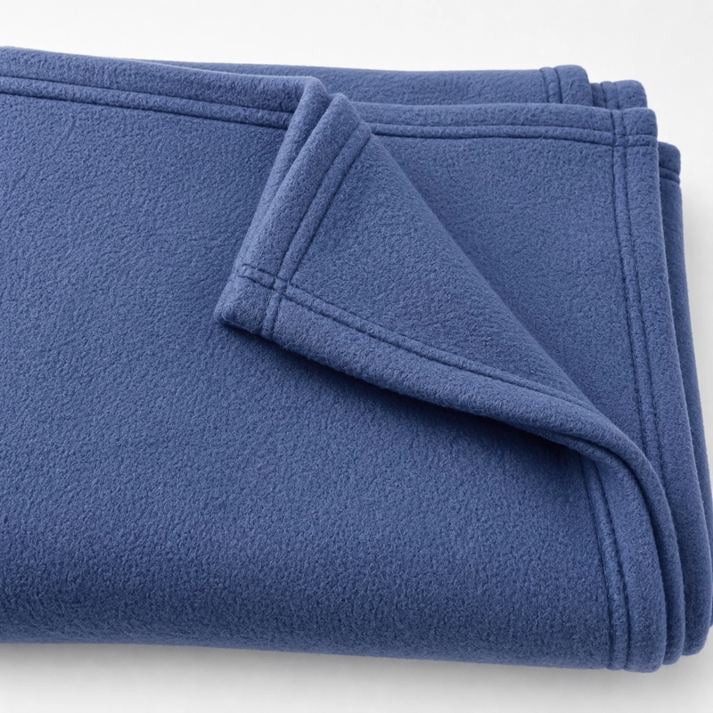 FRAZADA POLAR 1P D AZUL - 2