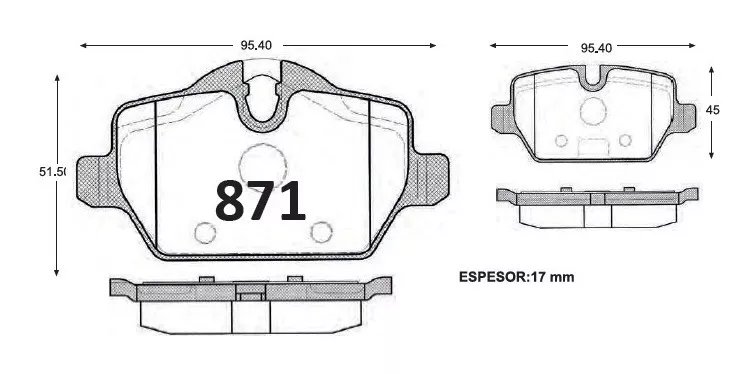 Discos y pastillas de freno BMW E90 320 d 184cv Gasóleo 135kW 2010 - 2011 Gasóleo N47 D20 C | precio en