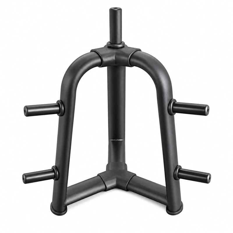RACK PARA DISCOS OLÍMPICOS 2029 SACRIFICE SPORTS CON 7 BARRAS DE APOYO - 2