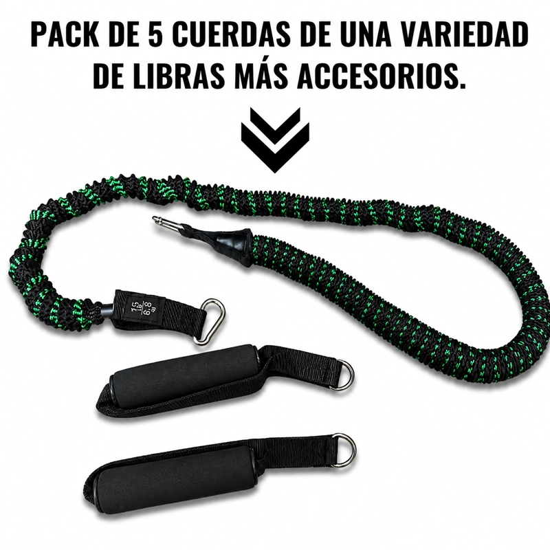 CUERDA DE RESISTENCIA SACRIFICE SPORTS 150 LIBRAS - 5
