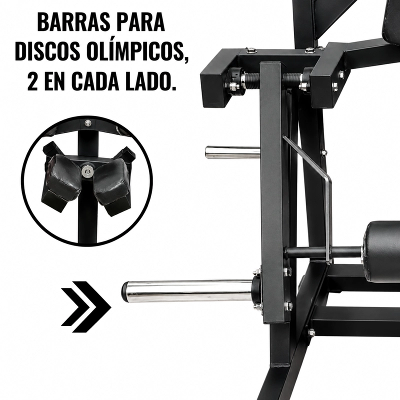 BANCO FEMORAL SACRIFICE SPORTS LZX-6066 DUAL FUCTION 6066 - 3