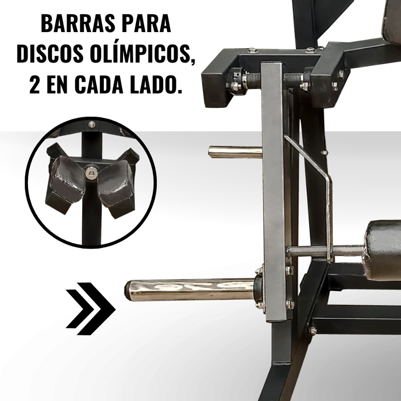 BANCO FEMORAL SACRIFICE SPORTS LZX-6066 DUAL FUCTION 6066 - 5