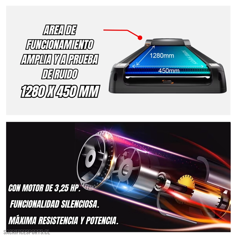 TROTADORA ELÉCTRICA SACRIFICE SPORTS M5 15 KM/H CP- 3.25HP - 4