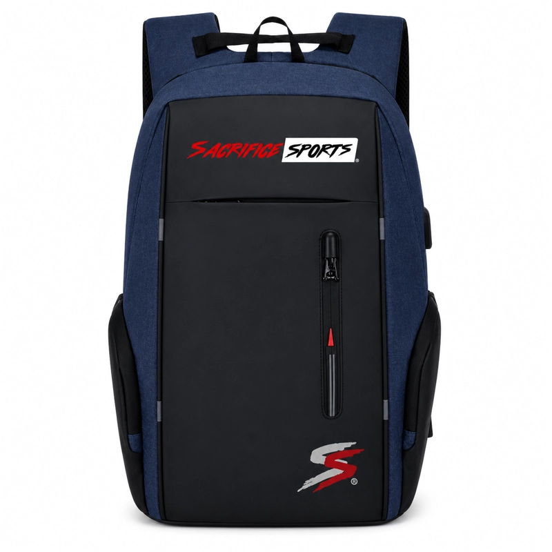 MOCHILA USB PARA VIAJE Y NOTEBOOK ROJA - 2