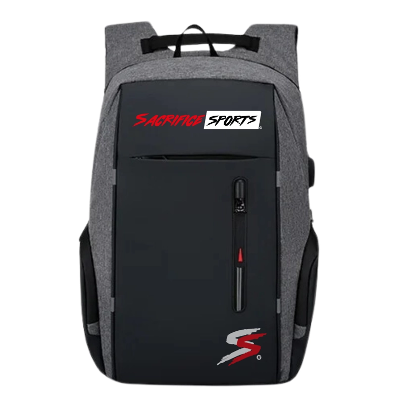 MOCHILA USB PARA VIAJE Y NOTEBOOK ROJA - 8