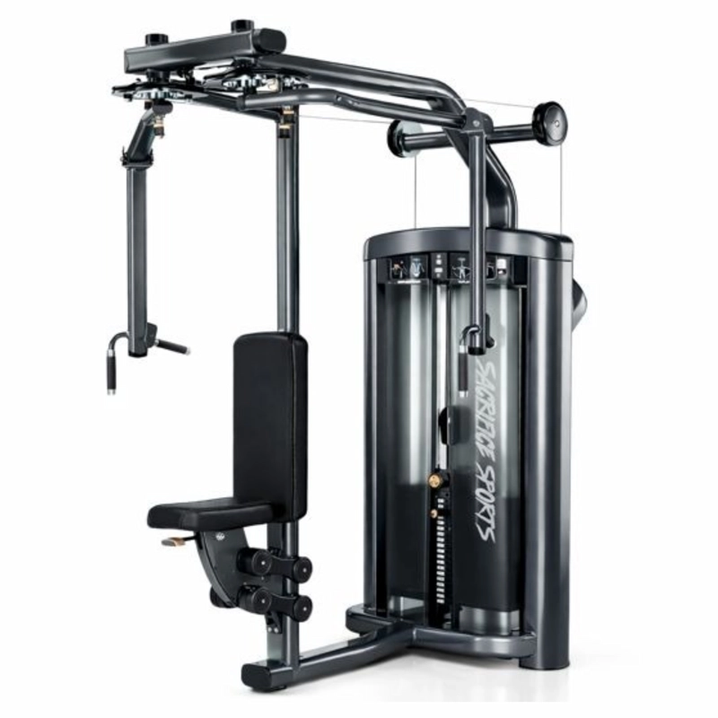 DUAL PECTORAL HOMBRO LF914 CON 80 KG DE PESO EN PLACAS Y ASIENTO AJUSTABLE - 1