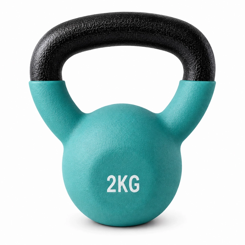 PESAS RUSAS KETTLEBELL DE 2 KG CUBIERTAS DE NEOPRENO - 1