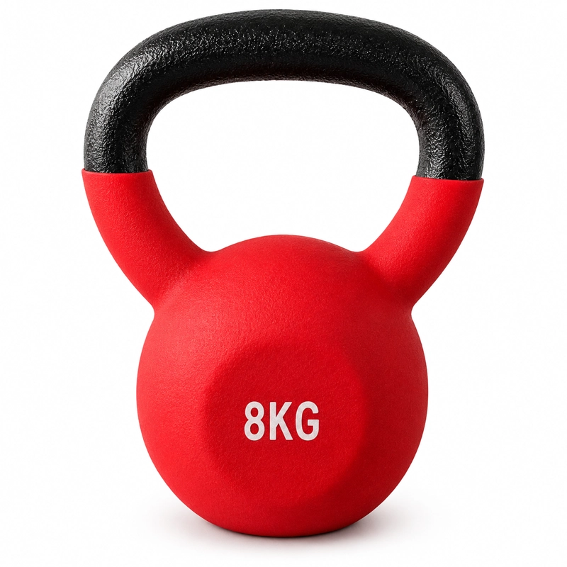 PESAS RUSAS KETTLEBELL DE 8 KG CUBIERTAS DE NEOPRENO - 1