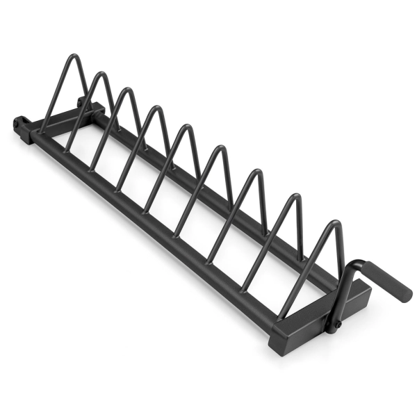 RACK MOVIL PARA DISCOS OLIMPICOS BUMPER DE 8 ESPACIOS YLY13 - 1