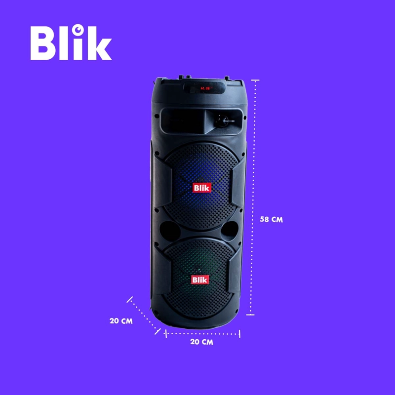 PARLANTE BLUETOOTH KARAOKE CON MICROFONO BLIK SCREAMER3 - 7