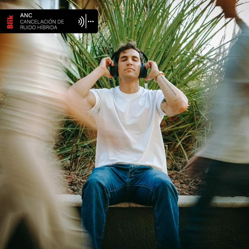 AUDIFONOS BLUETOOTH BLIK SOUL900 CANCELACION DE RUIDO 60H - 3