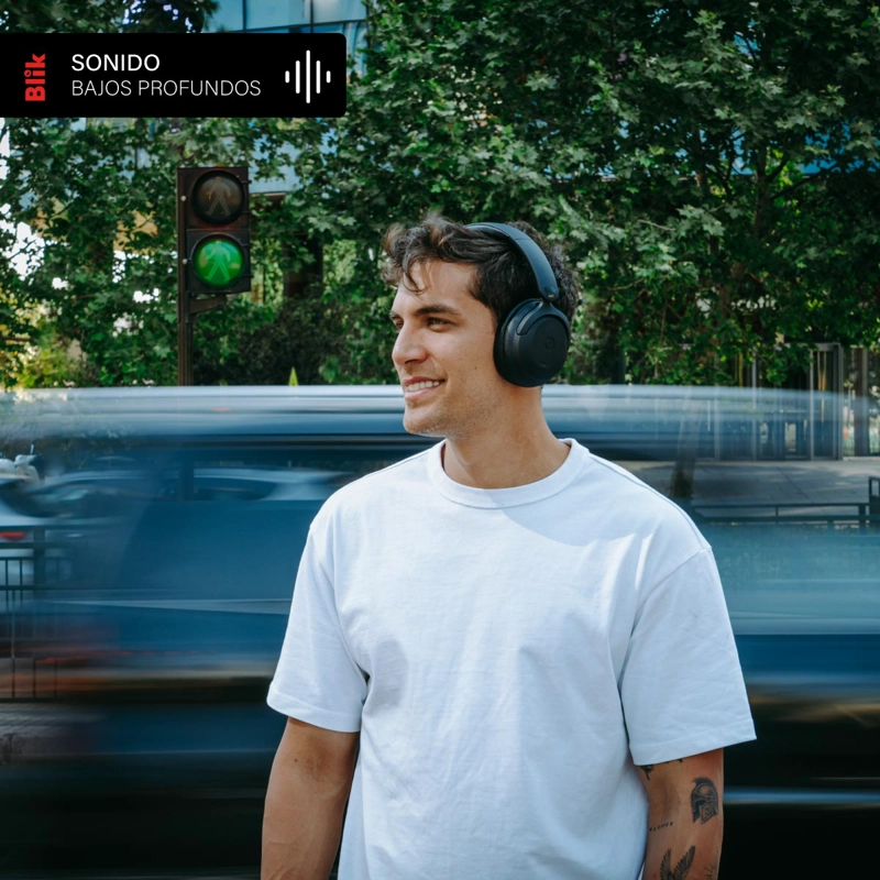 AUDIFONOS BLUETOOTH BLIK SOUL900 CANCELACION DE RUIDO 60H - 4