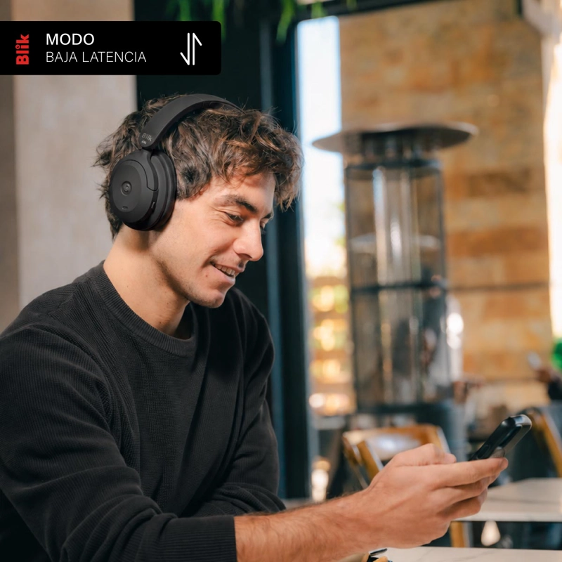 AUDIFONOS BLUETOOTH BLIK SOUL900 CANCELACION DE RUIDO 60H - 6