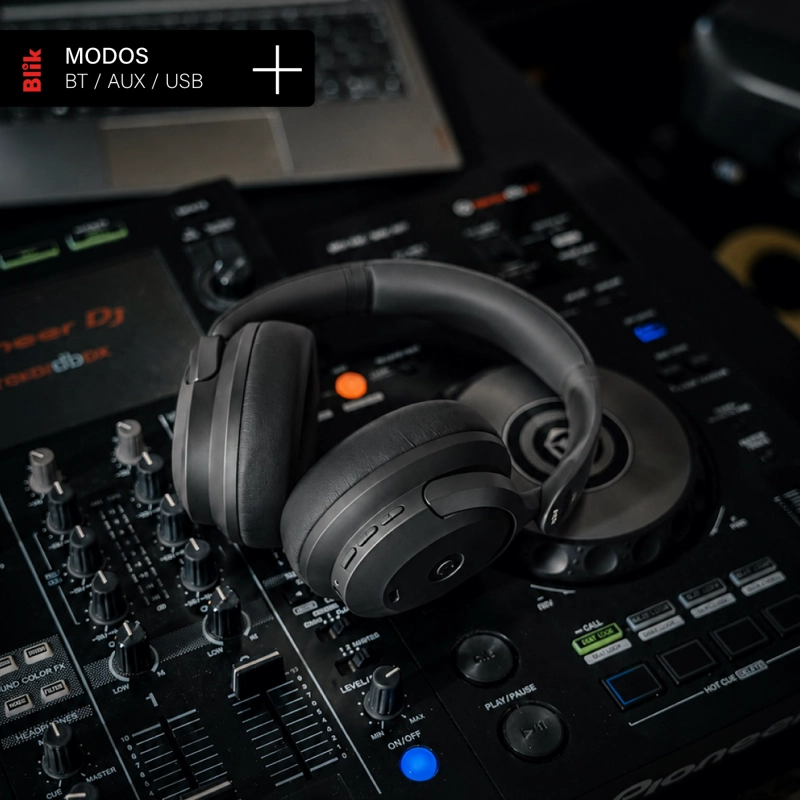 AUDIFONOS BLUETOOTH BLIK SOUL900 CANCELACION DE RUIDO 60H - 7